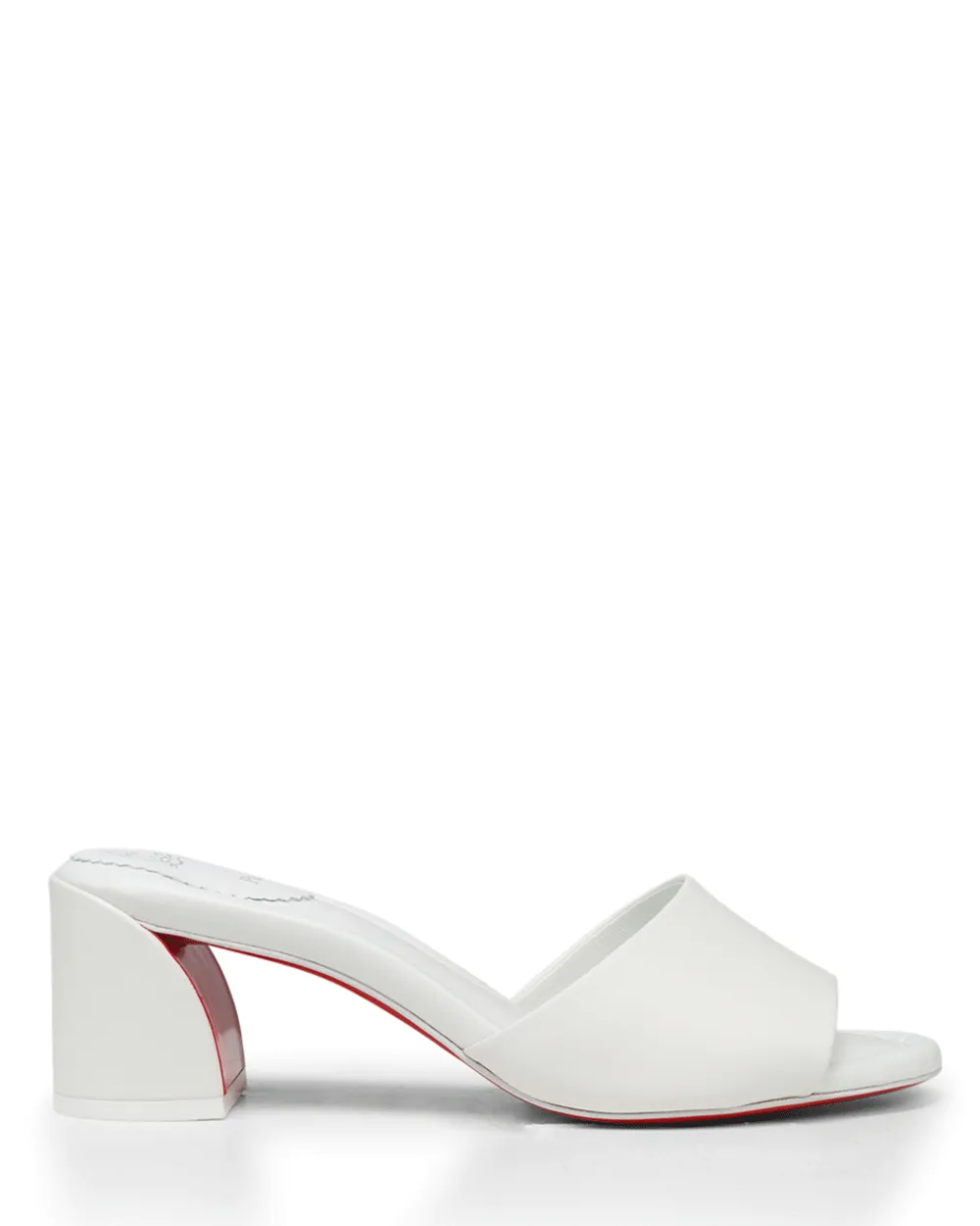 Jane 55 Mule in Bianco