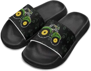 Jeiento Cartoon Slides for Kids Summer Shoes Non Slip Sole Shower Shoes Bathroom Home Slippers Boy Girl Beach Sandals