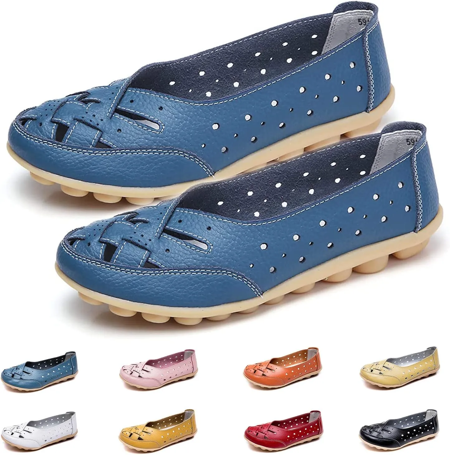 Jfxgjuv Owlkay New Casual Women Shoes Owlkay Shoes for Women Soft Sole Slide Sports Sandals Loafer