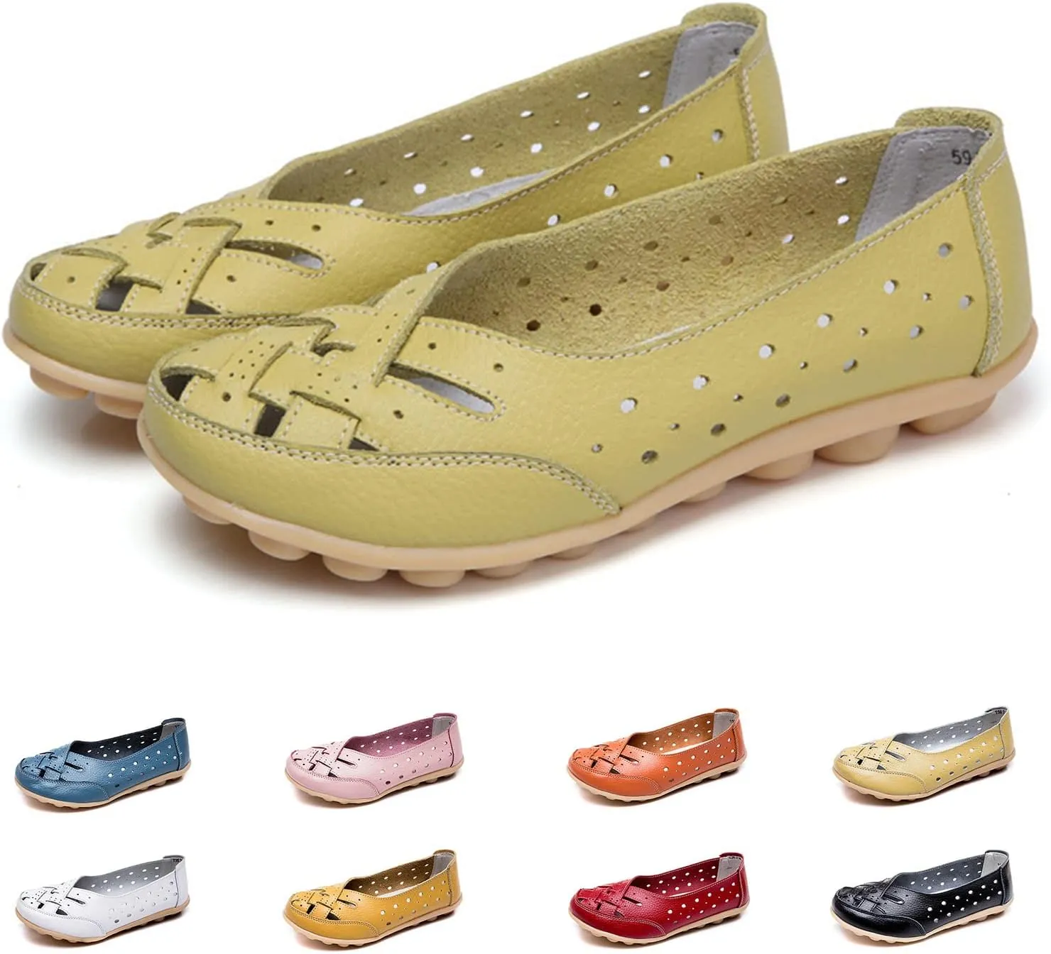 Jfxgjuv Owlkay New Casual Women Shoes Owlkay Shoes for Women Soft Sole Slide Sports Sandals Loafer