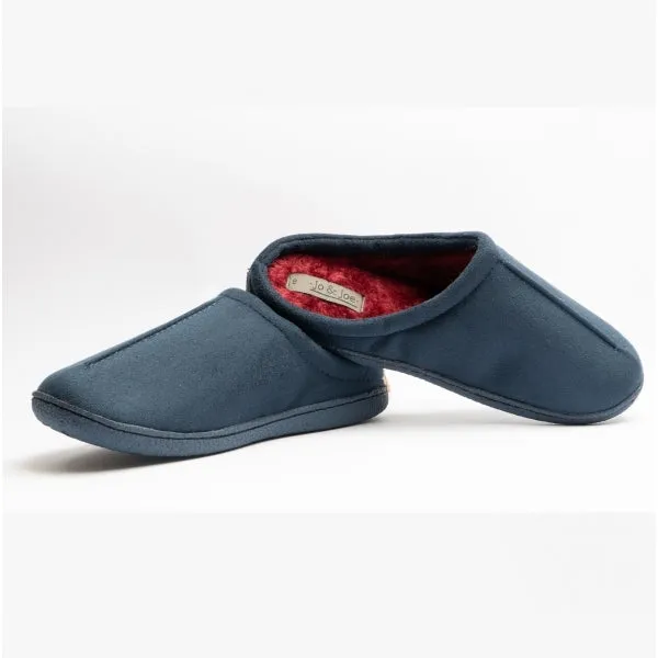 Jo & Joe CLIFF Mens Mule Slippers Navy