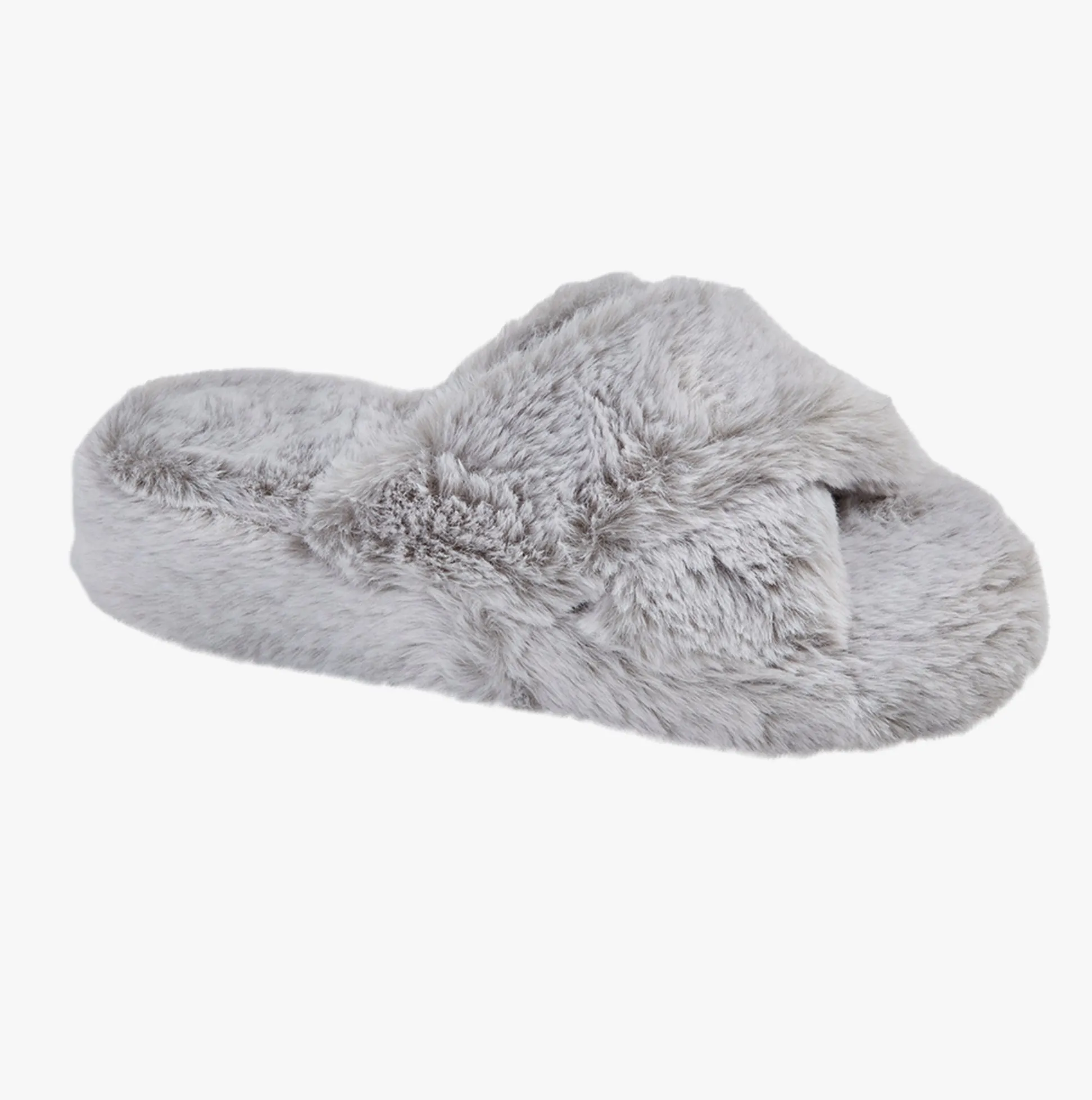 Jo & Joe COSY Womens Slippers Grey