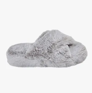 Jo & Joe COSY Womens Slippers Grey