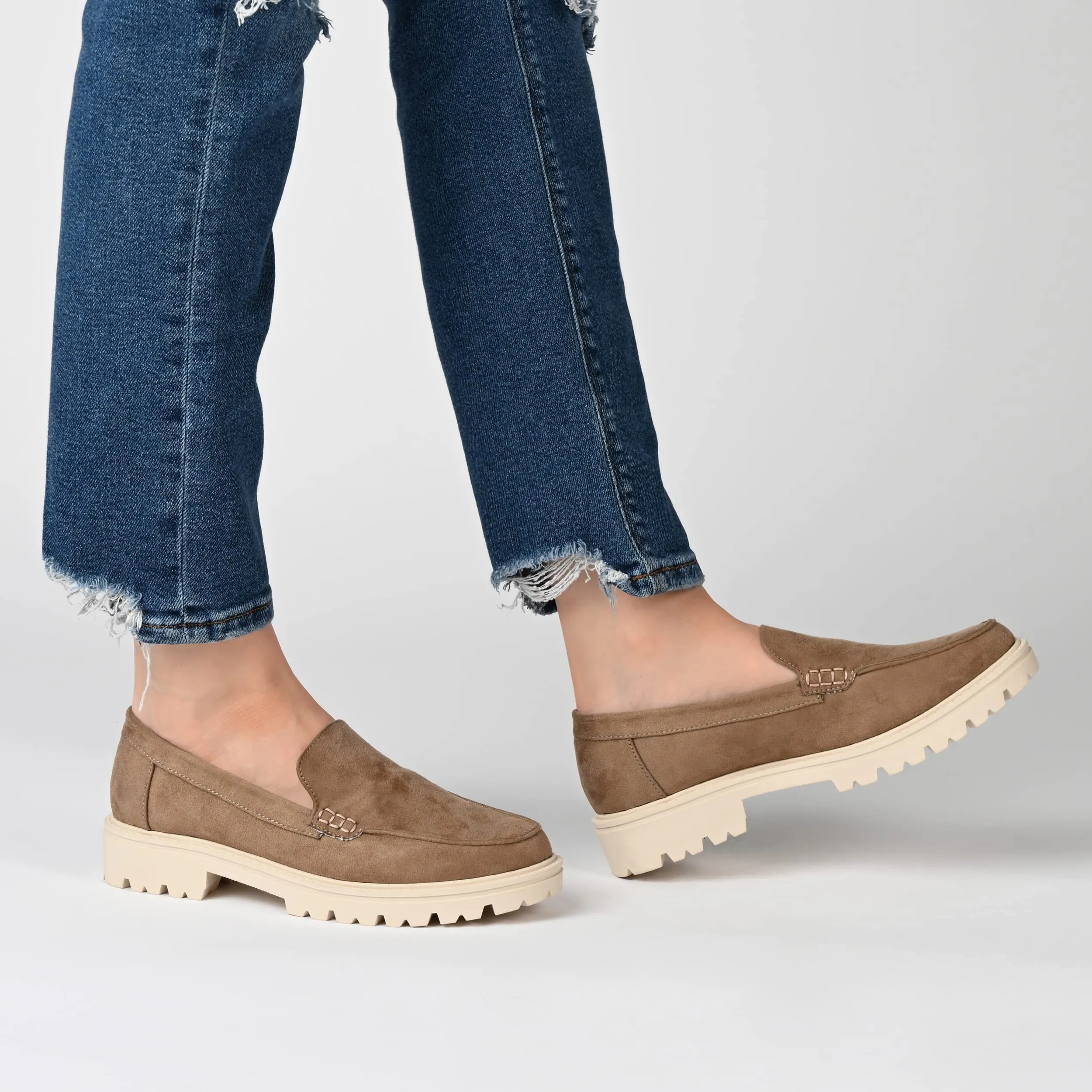 Journee Womens Erika Tru Comfort Foam Narrow Width Slip On Loafer