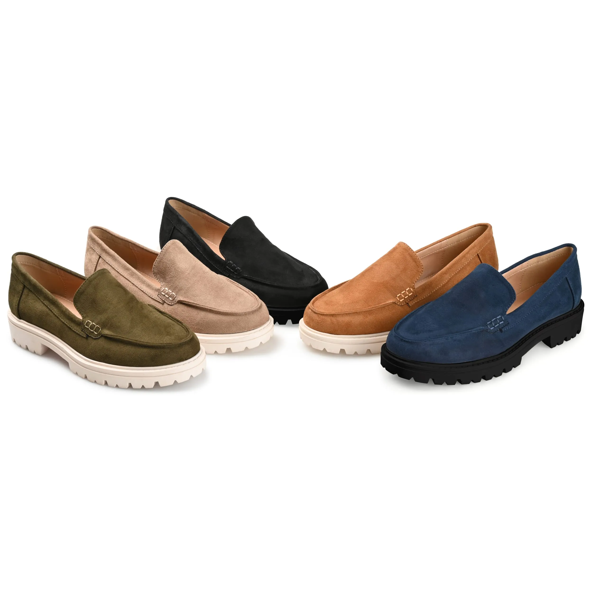 Journee Womens Erika Tru Comfort Foam Narrow Width Slip On Loafer