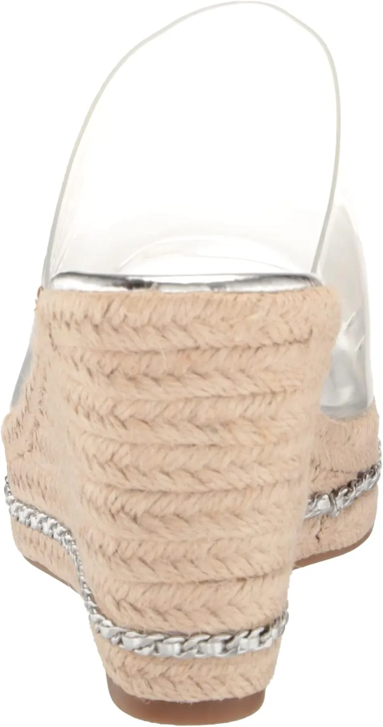 Karl Lagerfeld Paris Women's Corissa Slip on Espadrille Wedge Sandal