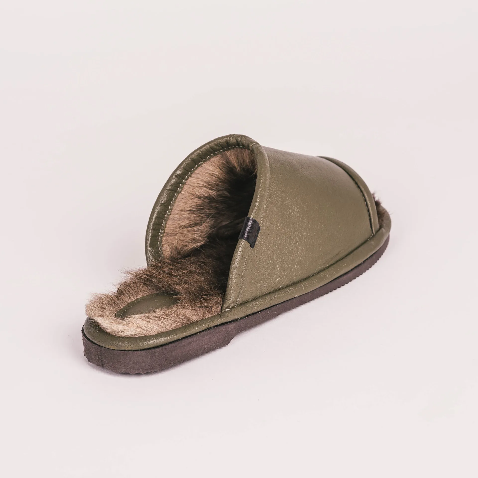 Karmine Toeless Slide (Eucalyptus)