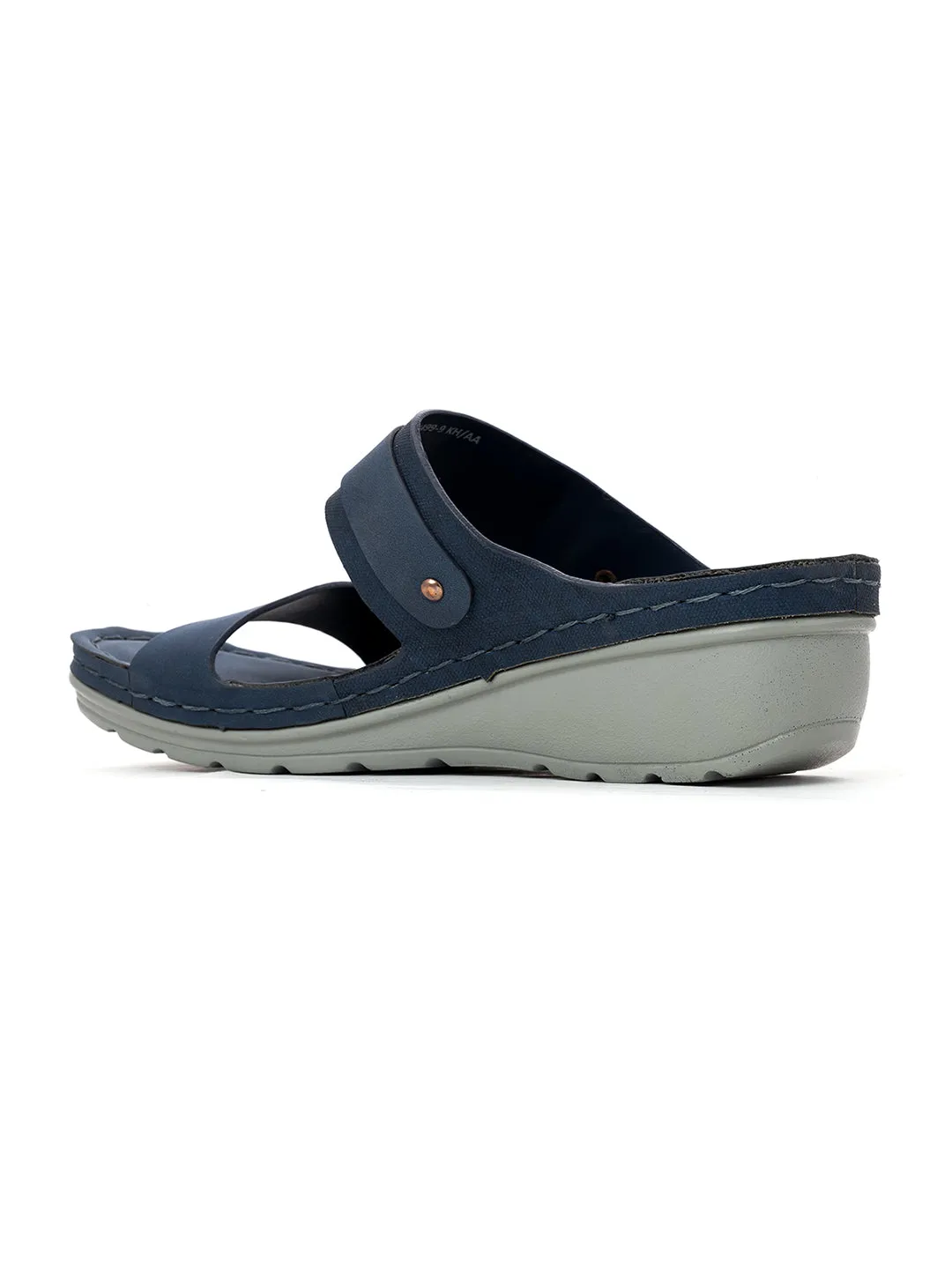 Khadim Sharon Wedge Heel Mule Slip On Sandal for Women