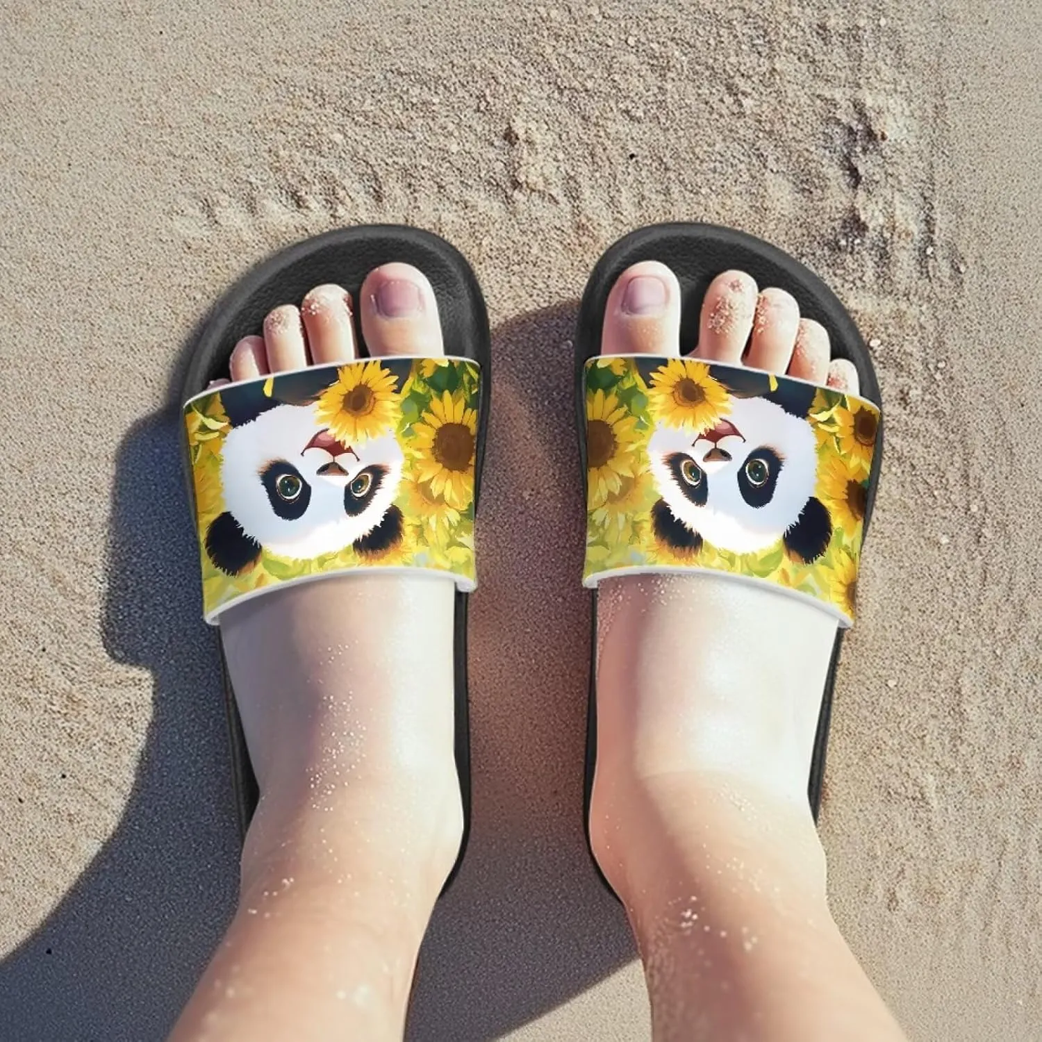 Kids Slide Sandals Footbed Sandal Comfort Toddler Slip On Summer Slippers for Beach Pool Little Big Kid