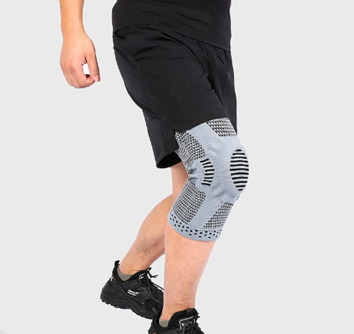 Knee Support Knee Brace for Men Women 2 Pack,Knee Compression Sleeves for Working Out, Running, Basketball, Gym, Weightlifting,Black-XL