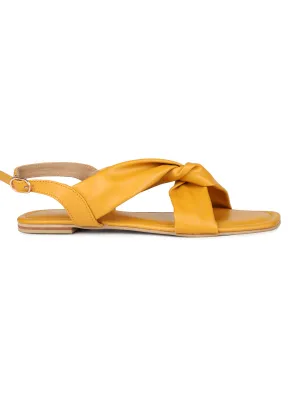 Knotted Buckle Sandal