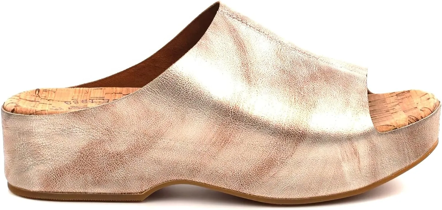 KORK-EASE Yazmin Women's Leather Slide Sandals