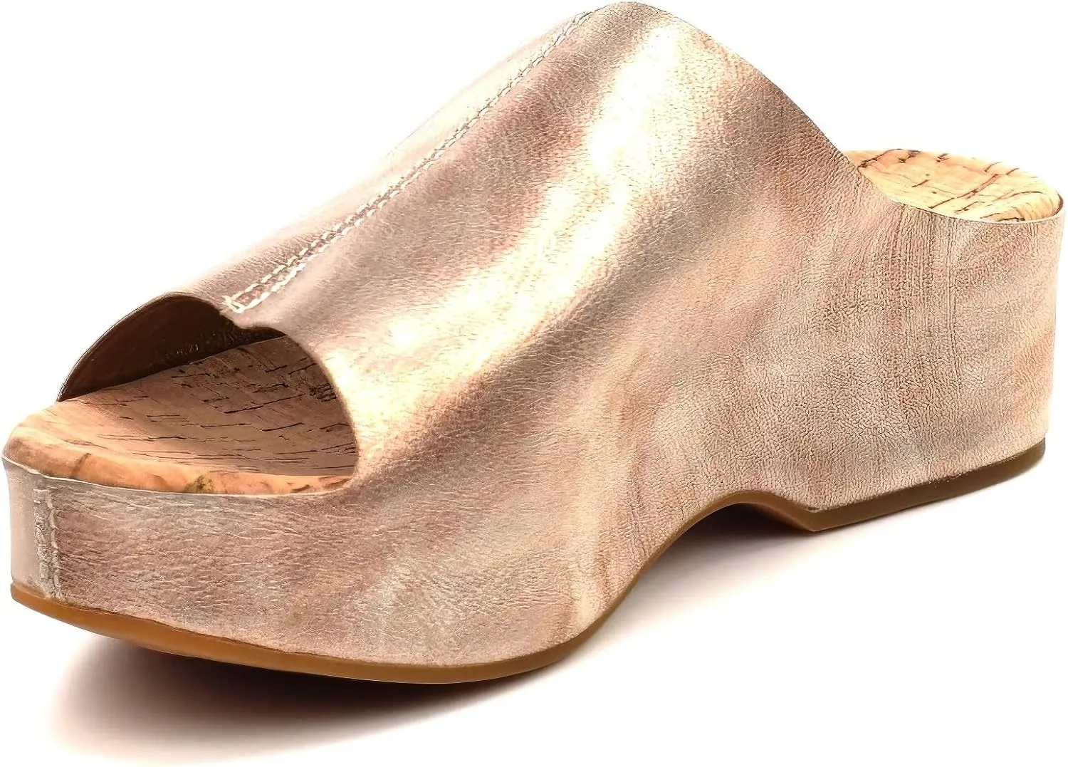 KORK-EASE Yazmin Women's Leather Slide Sandals