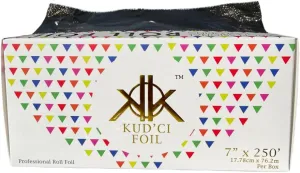 Kud'ci Professional 7" Aluminum Hair Foil, Salon Foils, Professional Foil, Highlighting Foils