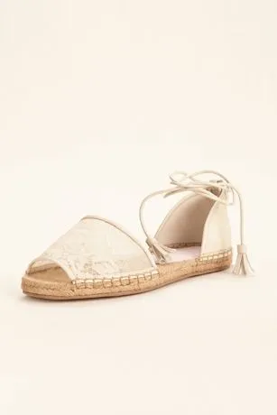 Lace Espadrille Shoe by Melissa Sweet
