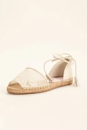 Lace Espadrille Shoe by Melissa Sweet