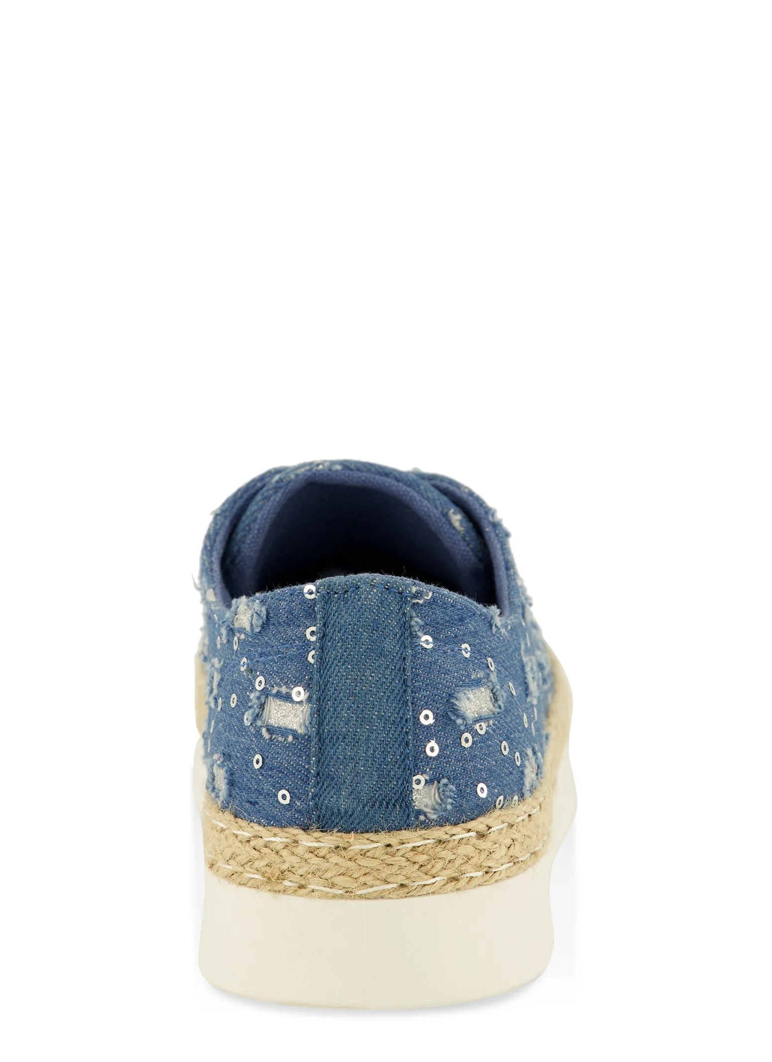Lace Up Espadrille Platform Sneakers
