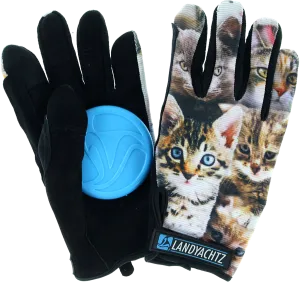 LANDYACHTZ CAT PATTERN SLIDE GLOVES S