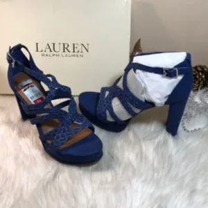 Lauren by Ralph Lauren Aleena Platform Sandals 10B
