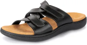 LazyStep Women's Orthotic Slide Sandals with Arch Support & Adjustable Straps