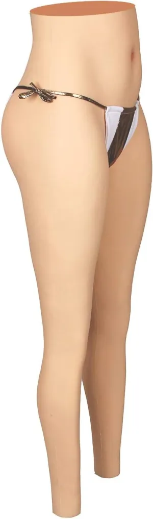 Liifun Crossdressing Silicone Pants Realistic Fake Vagina Underwear Hip Enhancer Trousers for Cosplay Transgender