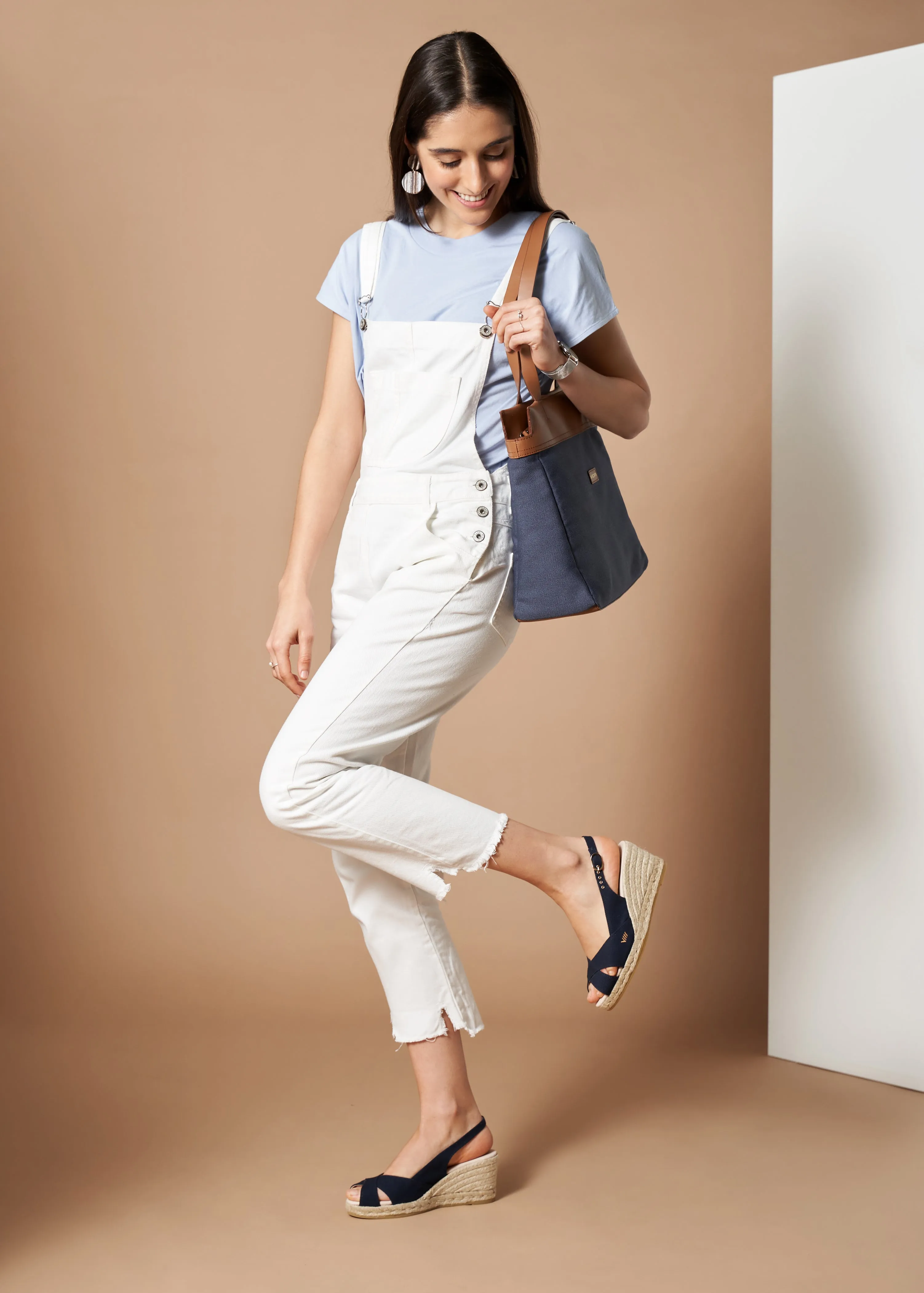 Llansa Canvas Espadrille Sandal Wedges by Viscata