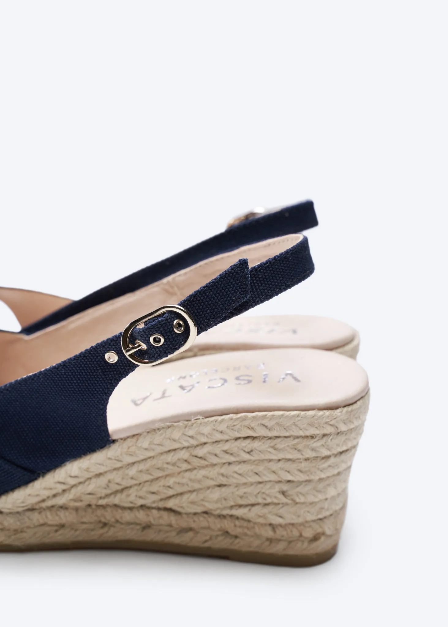 Llansa Canvas Espadrille Sandal Wedges by Viscata