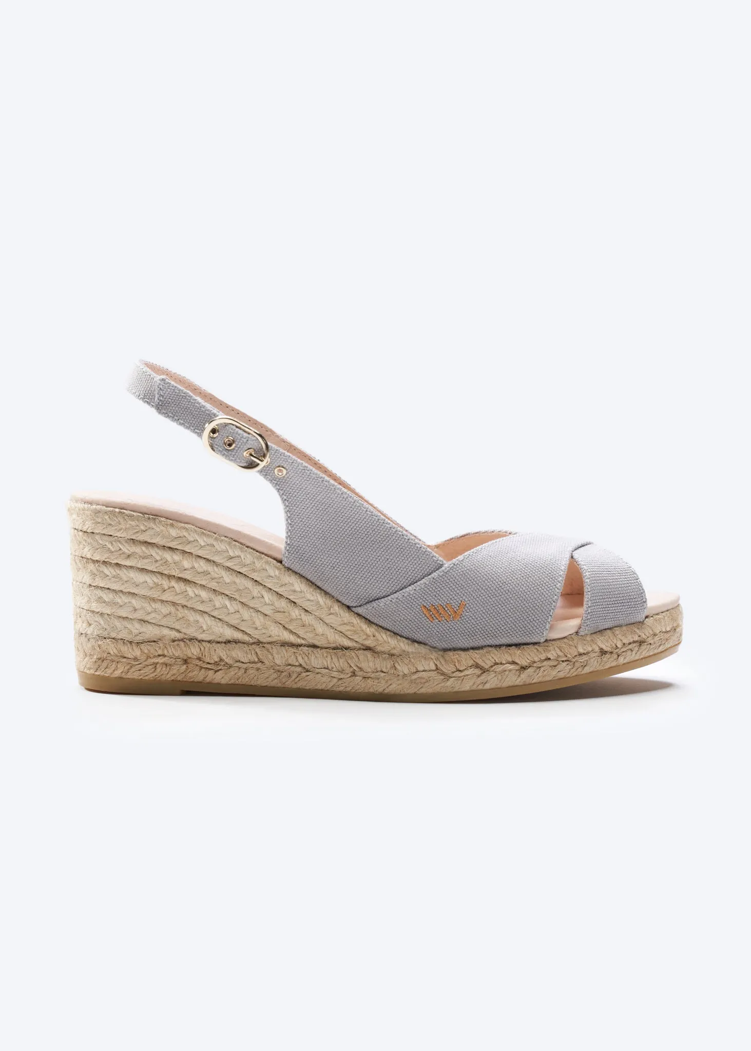 Llansa Canvas Espadrille Sandal Wedges by Viscata