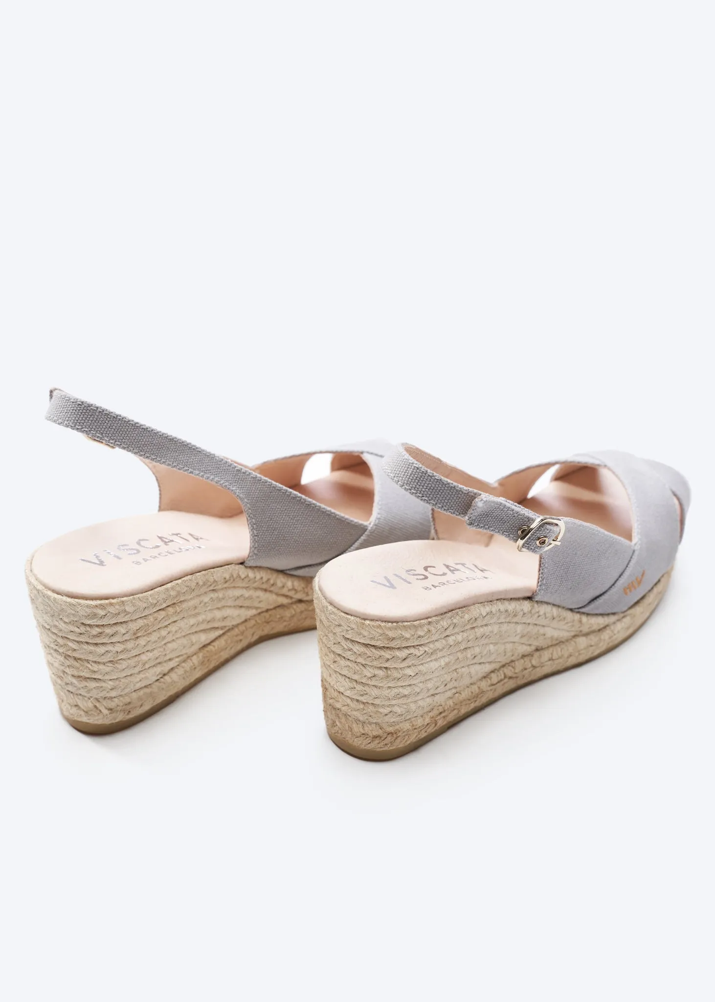 Llansa Canvas Espadrille Sandal Wedges by Viscata