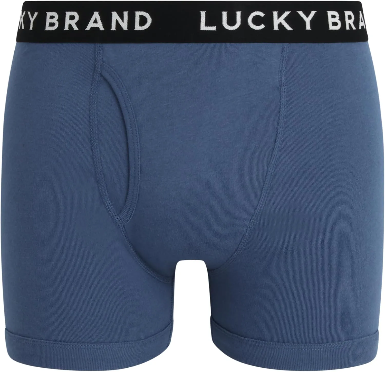 Lucky Brand Men's Boxer Briefs - 6 Pack Breathable Cotton Comfort Boxers with Functional Fly for Men (Sizes: S-XXL)