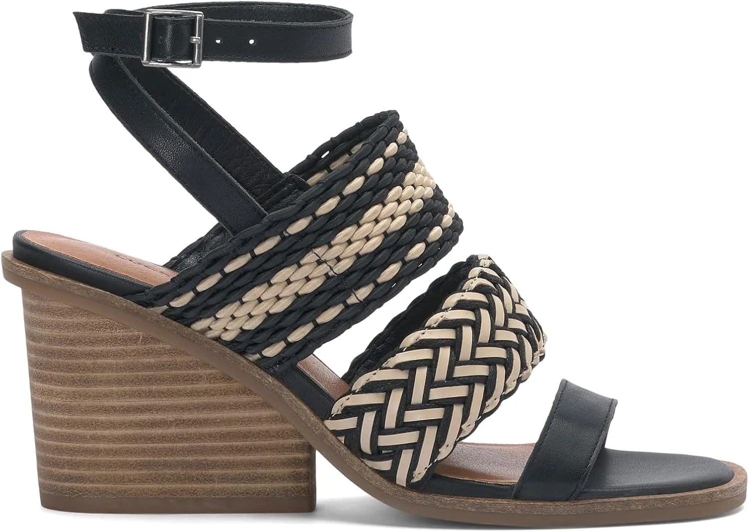 Lucky Brand Women's Lissie Braided High Heel Sandal Heeled