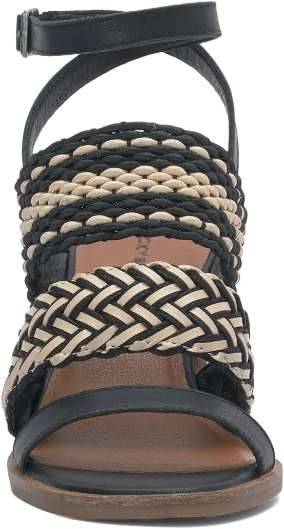 Lucky Brand Women's Lissie Braided High Heel Sandal Heeled