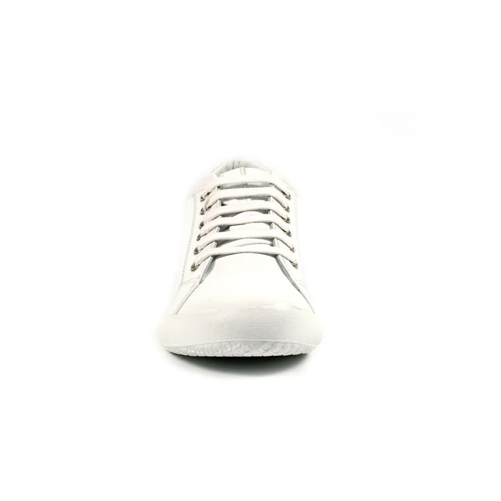 Lunar Carrick Women's Lace Leather Trainer White
