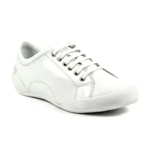 Lunar Carrick Women's Lace Leather Trainer White