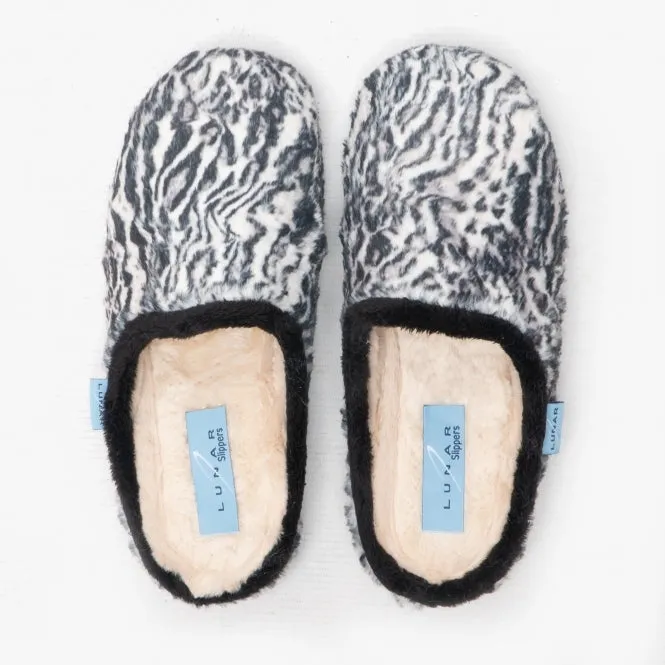 Lunar KASSIA Womens Slippers Zebra