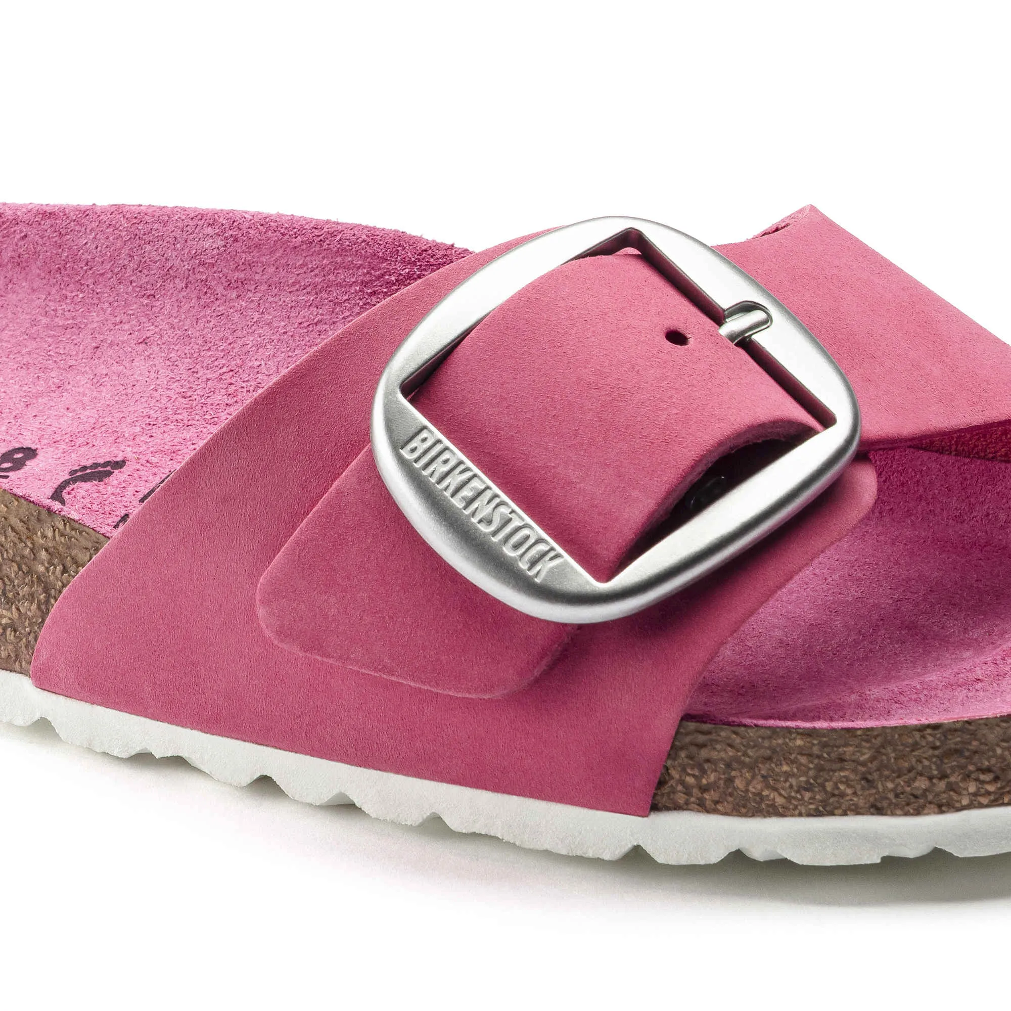 Madrid Big Buckle Nubuck Leather