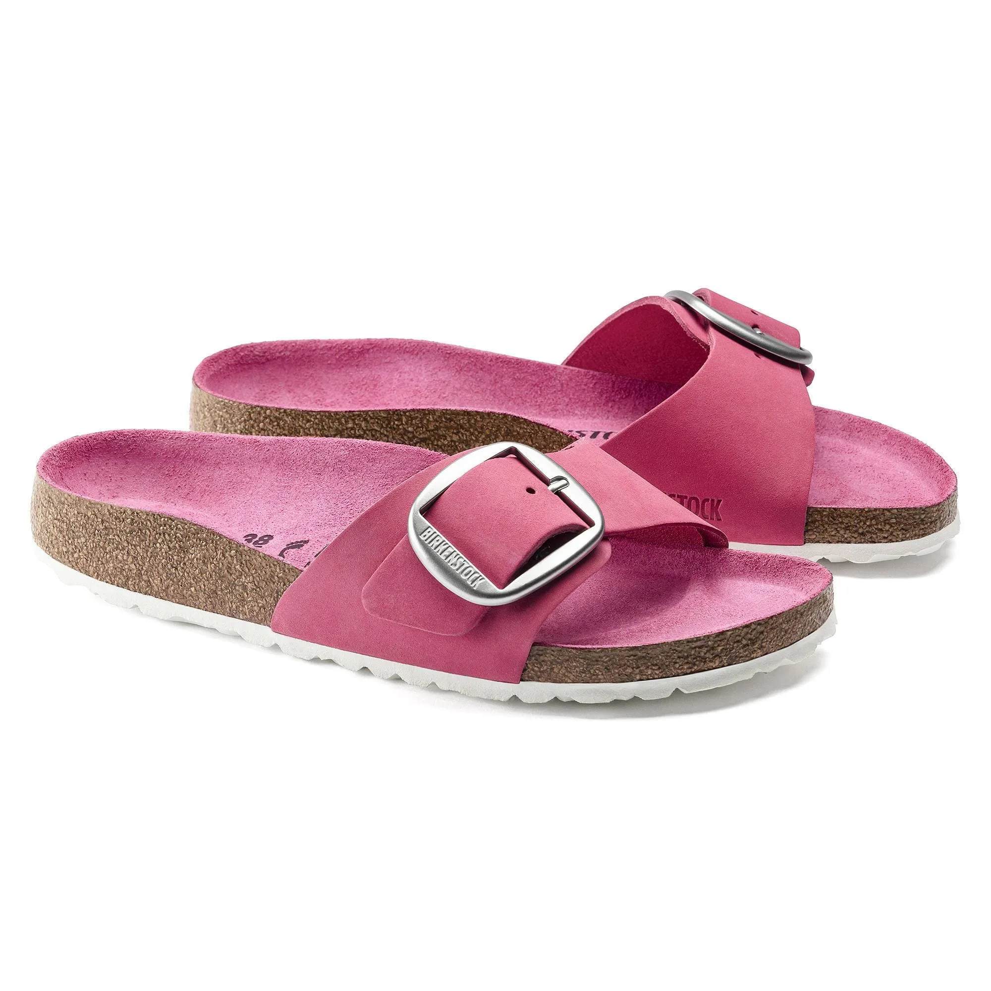 Madrid Big Buckle Nubuck Leather