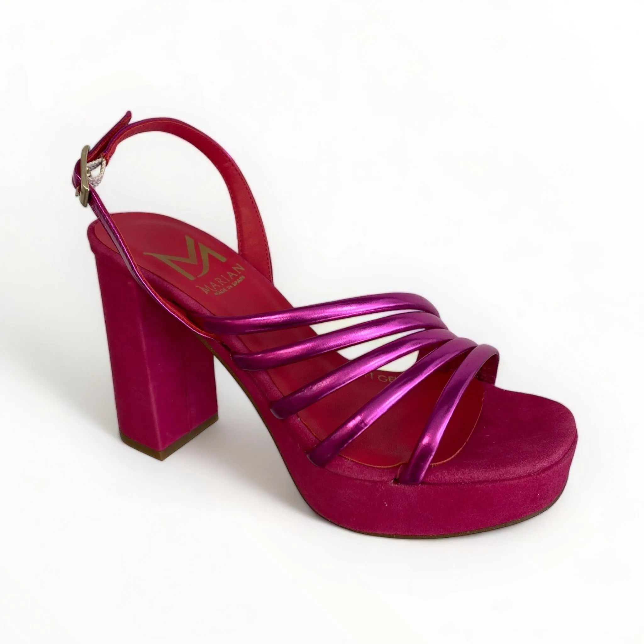 Marian Pink Metallic Sandal