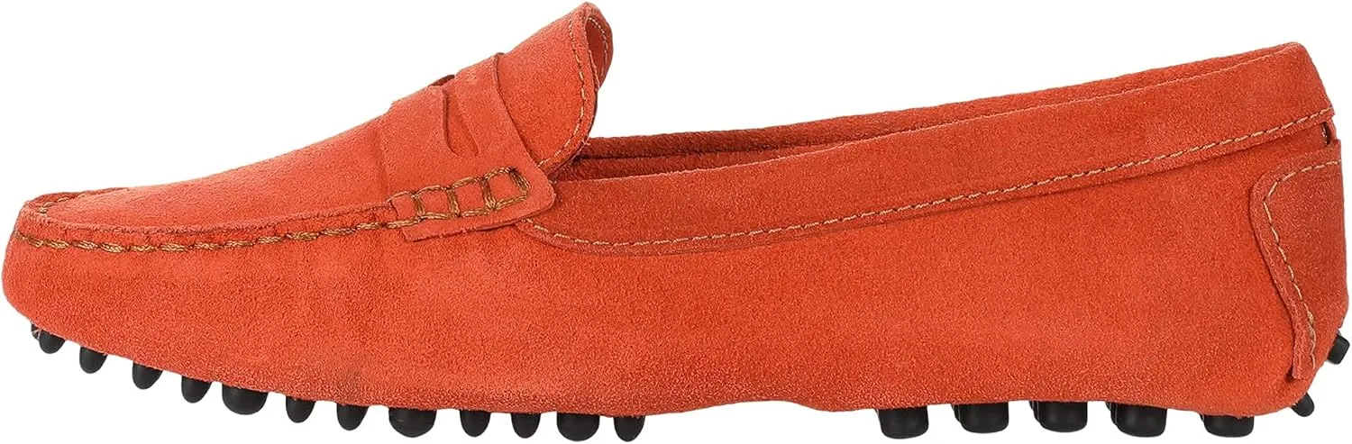 Massimo Matteo Suede Penny Driver
