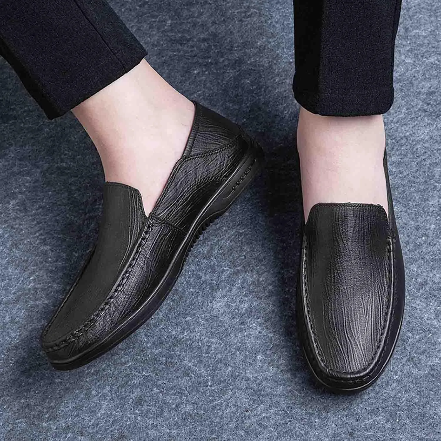MEBAMY Men's Casual Loafers Men's Driving Shoes Lightweight and Breathable