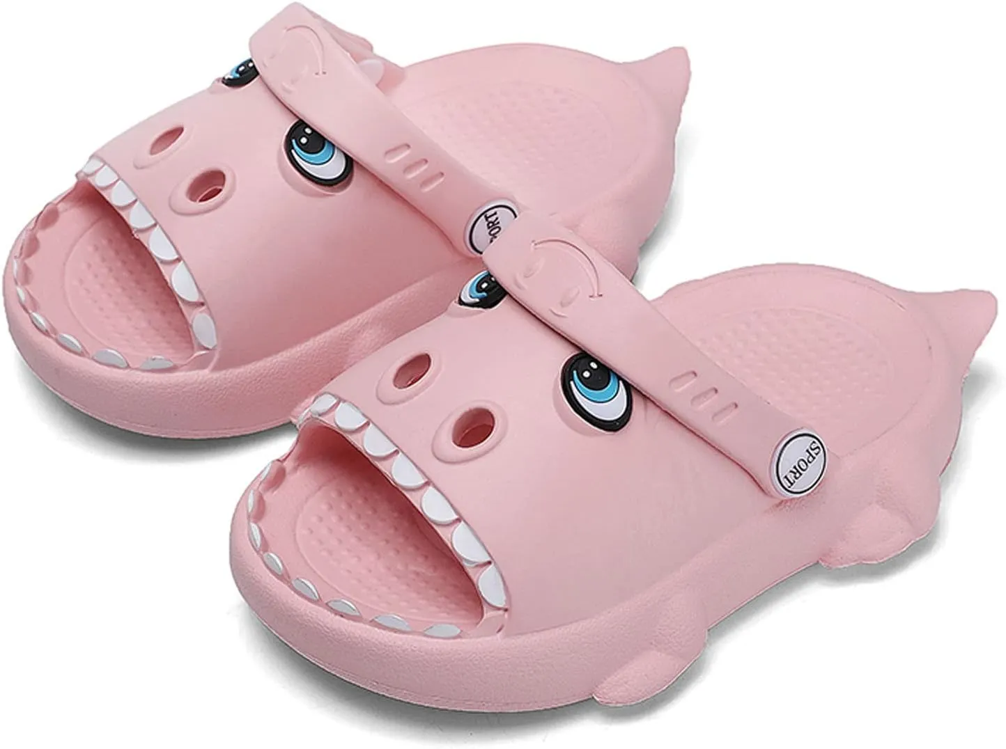 Meidiastra Kids Toddler Boys Girls Cute Cartoon Garden Clogs Shoes Slip On Open Toe Sandals Children Beach Slide Slippers Water Shoes