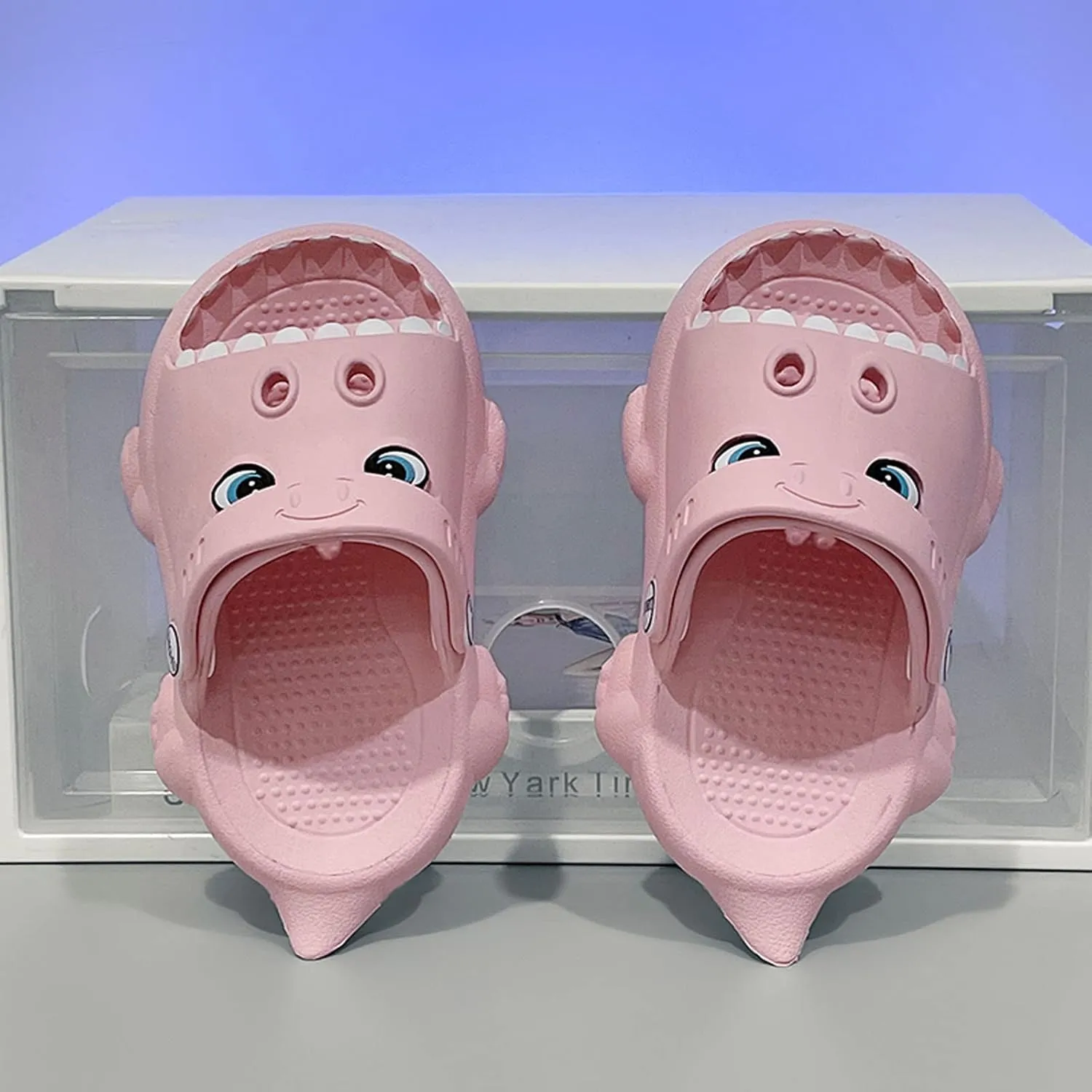 Meidiastra Kids Toddler Boys Girls Cute Cartoon Garden Clogs Shoes Slip On Open Toe Sandals Children Beach Slide Slippers Water Shoes