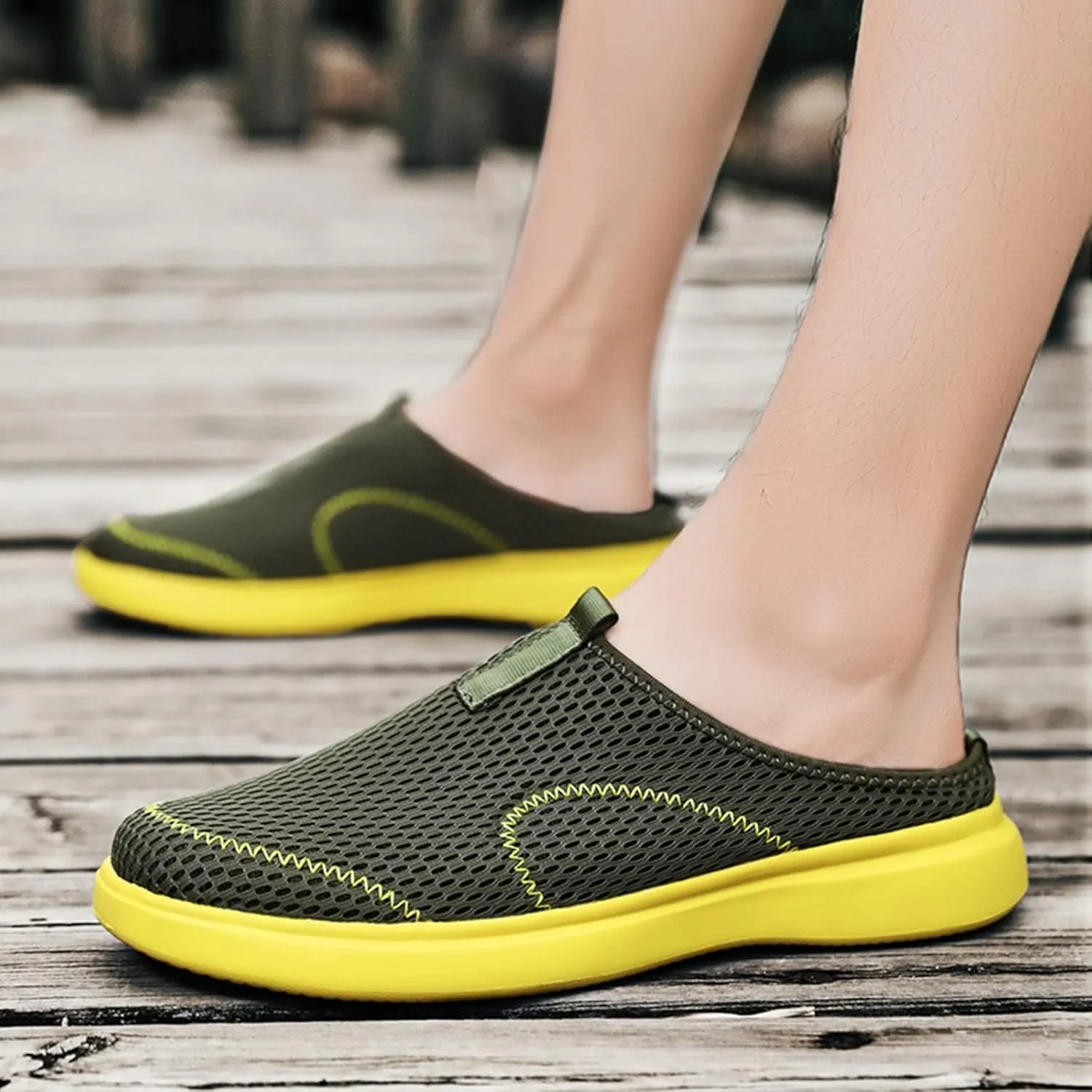 Mens Dress Shoes Casual Fashion Summer Men Casual Shoes Breathable Mesh Shallow Casual Shoes for Men Suede