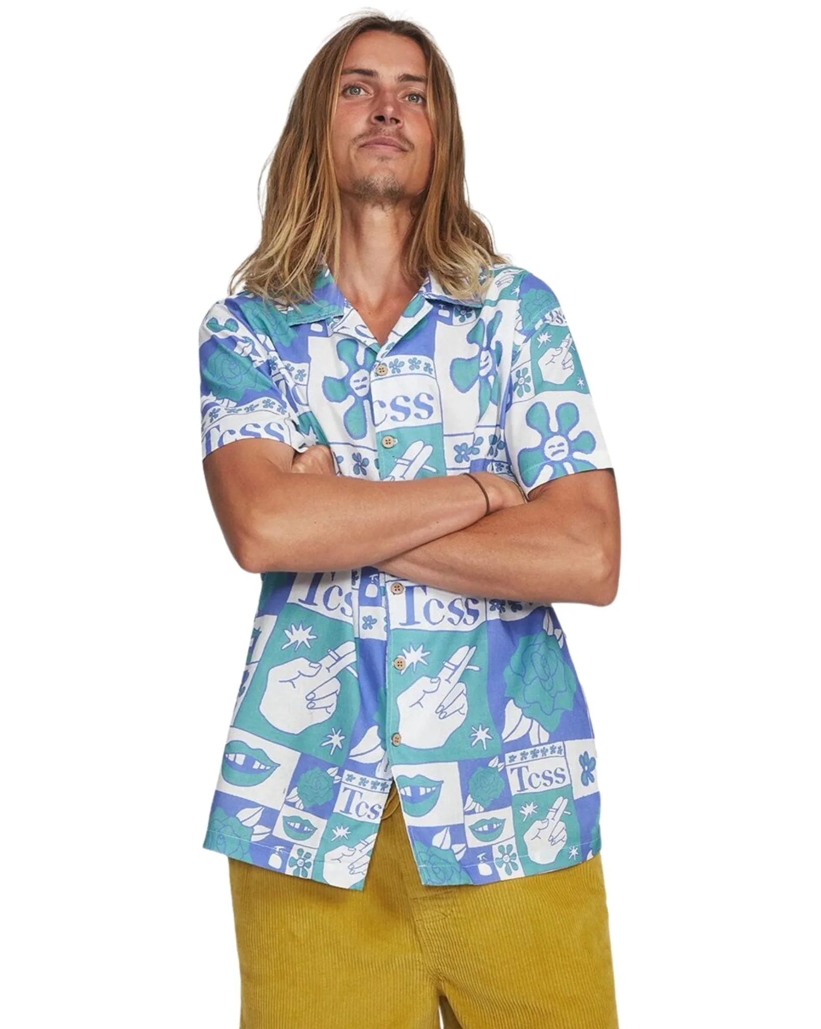 Mens Ritual Shirt Aegean
