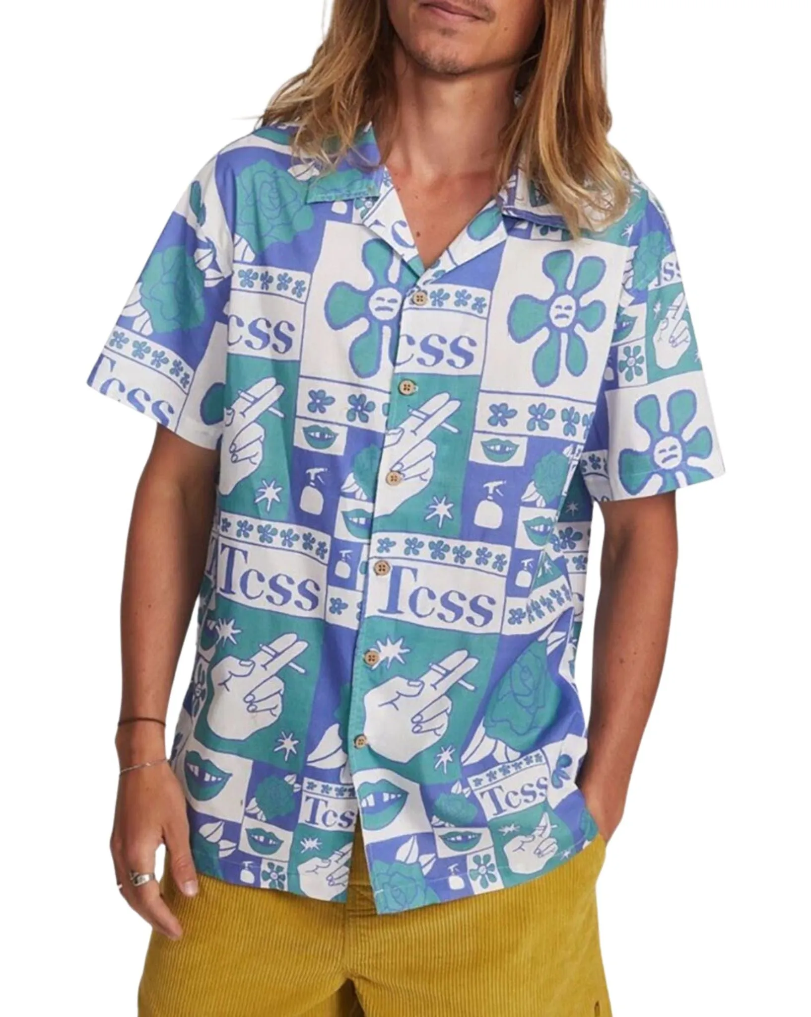 Mens Ritual Shirt Aegean