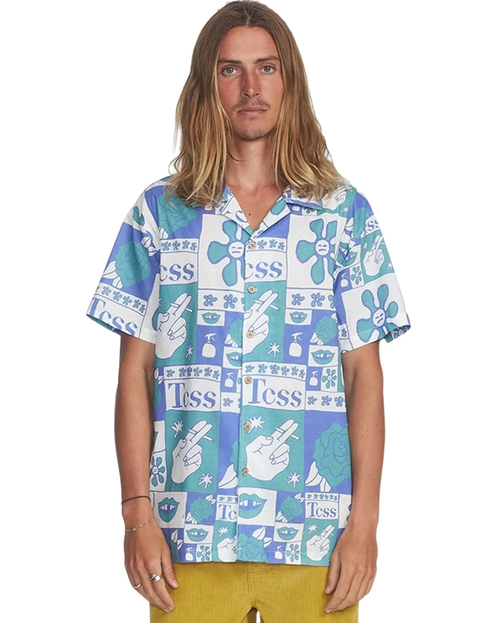 Mens Ritual Shirt Aegean
