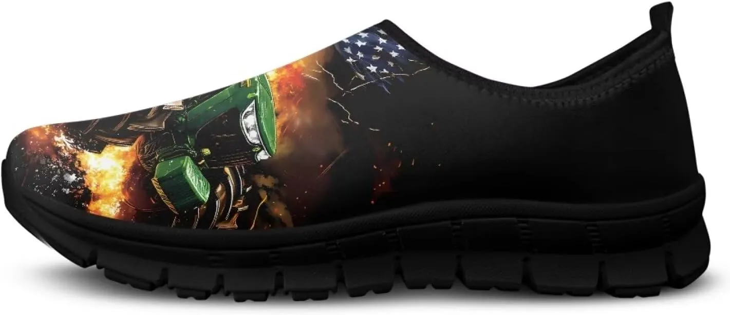 Men's Running Shoes Non-Slip Fashion Shoes Lightweight Athletic Gym Work Sneakers Breathable Mesh Sports Walking Shoes US Size US 5-14