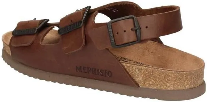 Mephisto Men's Nardo Sandal Dark Brown