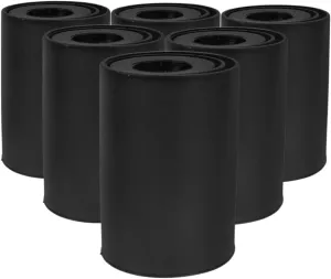 Mikinona Sturdy Pp Material Office Chair Cylinder Replacement Sleeve Black Anti-Slip Design for Enhanced Stability