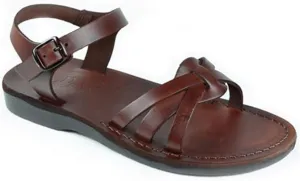 Miriam - Leather Slingback Buckle Sandal - Womens Sandals